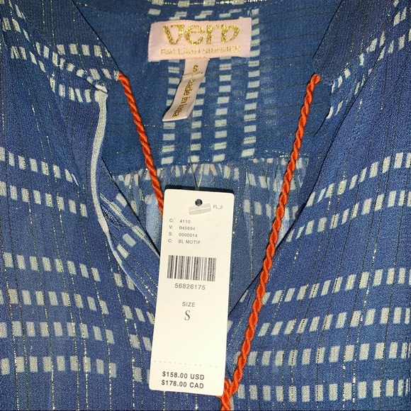 SOLD ON CROSS POST NWT Anthro blouse, sz S - Picture 8 of 11